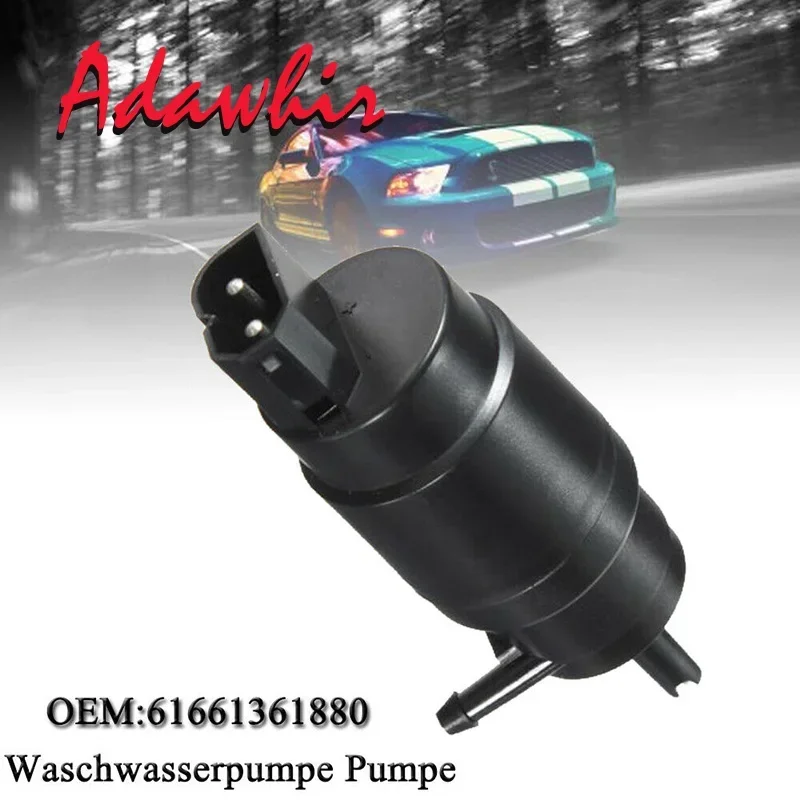 Windshield Washer Pump for BMW 318 325 328 530 535 540 635 735 740 750 850 L6