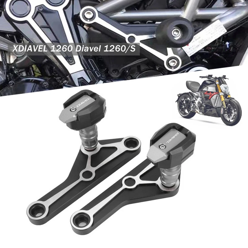 For Ducati X Diavel/S 16-18 Diavel 1260 1200S XDiavel 19-22 Falling Protection Frame Slider Fairing Guard Crash Pad Protector