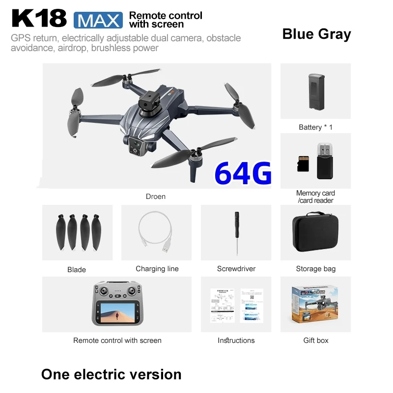 

Drone Comes With A High-Definition Camera And A WiFi FPV High-Definition Dual Folding RC Quadcopter Height Maintainer
