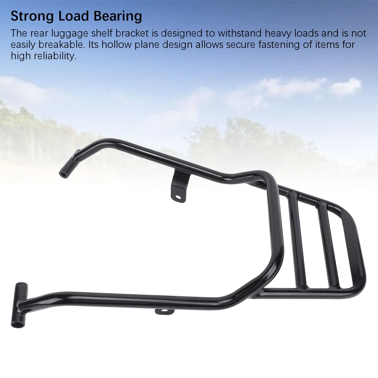 

Motorcycle Rear Luggage Holder Extra Storage Space Long Life Strong Load Bearing Rear Luggage Shelf Bracket for GB350S CB350RS