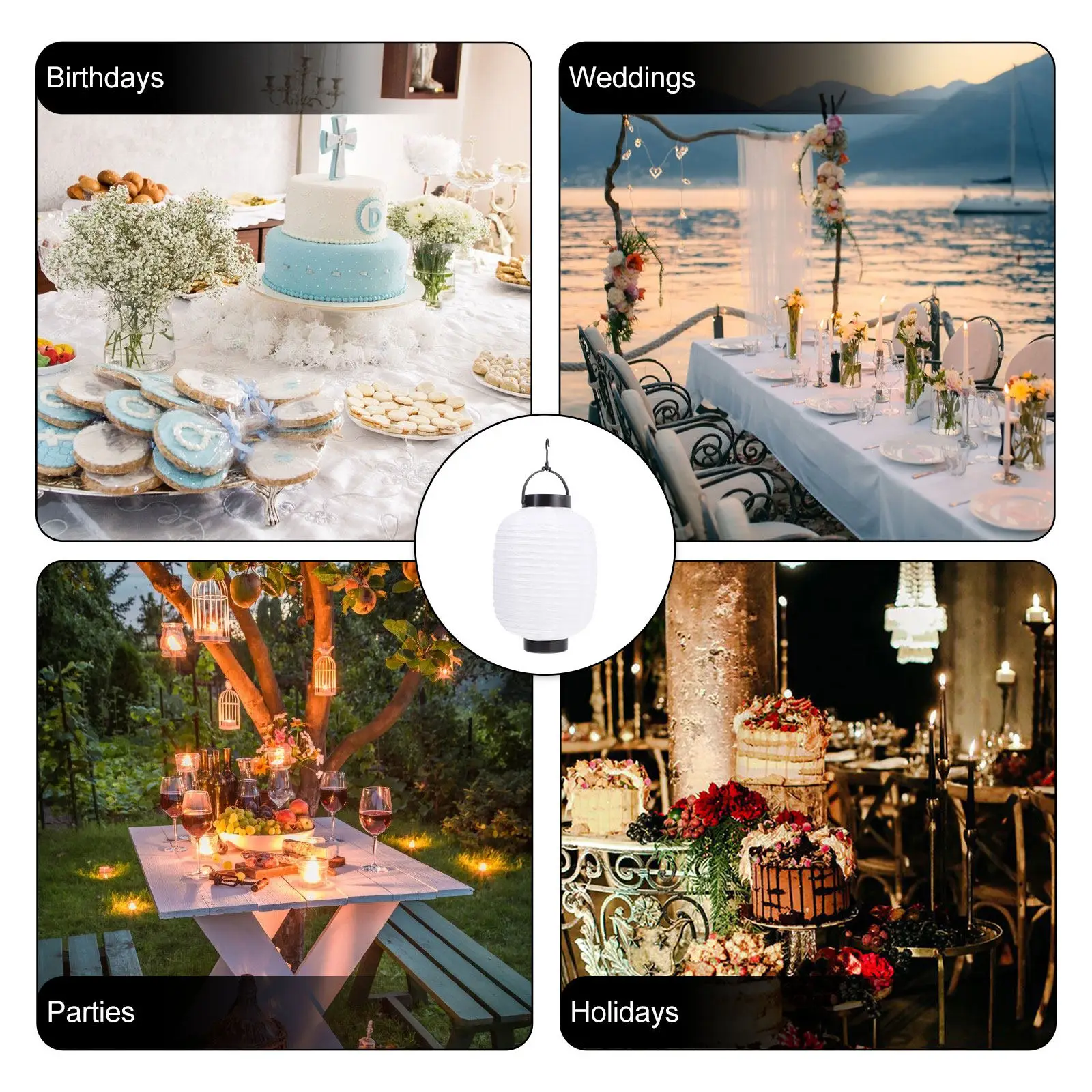 

1Pcs Hanging Paper Lantern Foldable Light Decor Eco-Friendly DIY Painting Lamp for Home Garden Courtyard Festival Decor