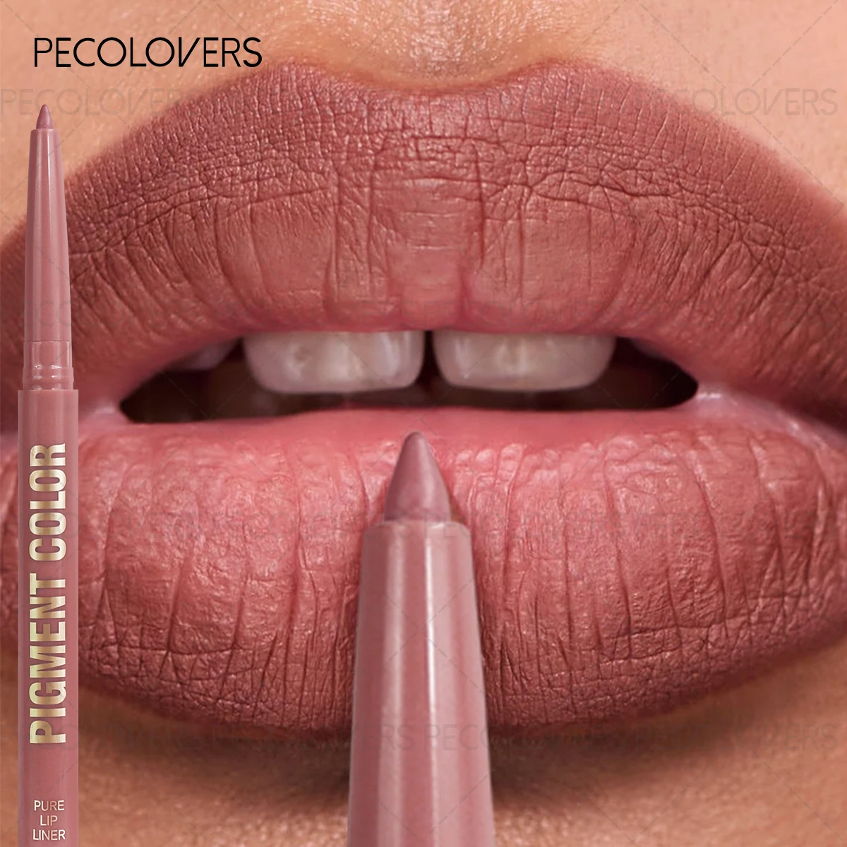 2-in-1 Waterproof Matte Lip Liner & Gloss, , Non-Stick Lipstick, Suitable for beginners