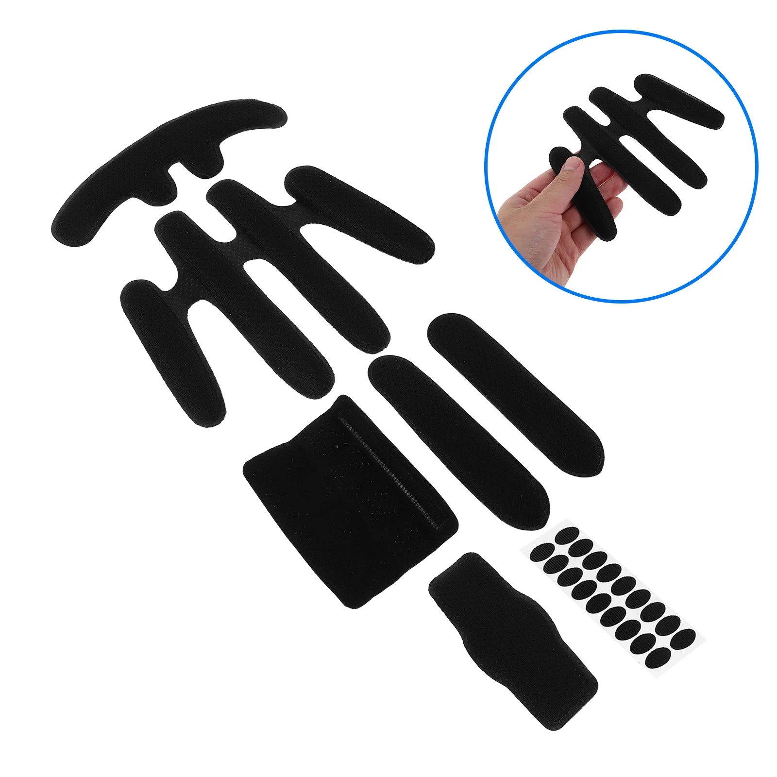 

2 Sets Liner Pads Comfortable Bike Motorcycle Hard Hat Sweat Absorbing Insert For Cycling Riding Construction Breathable