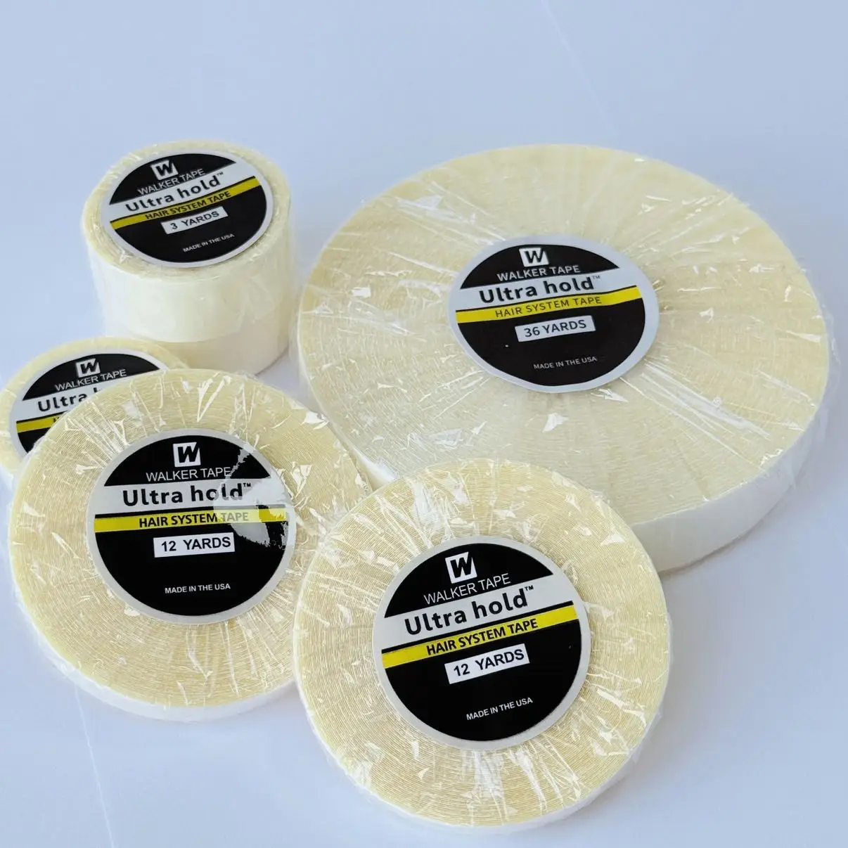 

Lace Wig tape glue for hair extensions Ultra Hold Adhesive Tape glue for 3Yards 12yards 36yards Wig Glue Hair Tape For Toupees