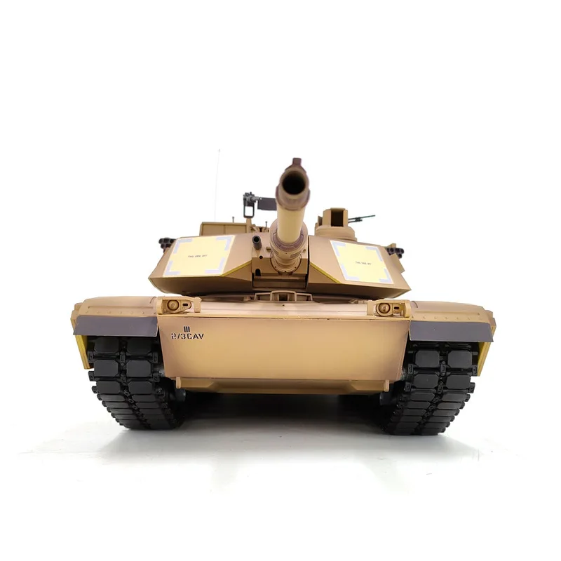 Henglong Kebinque 3918-1 modelo militar eléctrico con control remoto tanque de juguete batalla infrarroja contra Abrams americanos M1A2