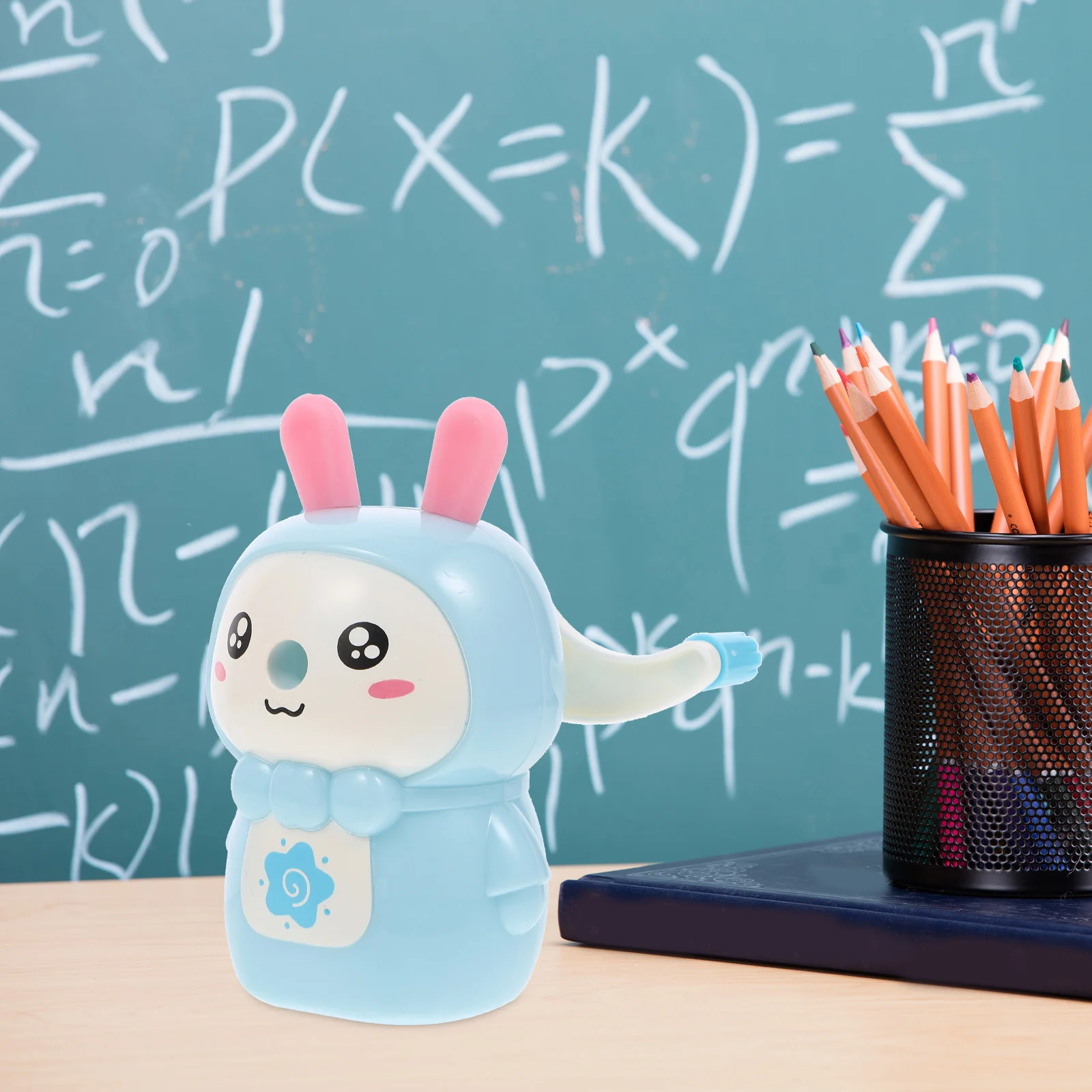 1Pcs Automatic Pencil Sharpener Cartoon Rabbit Shape for Students School Office Creative Stationery for Kid Creative Sharpener