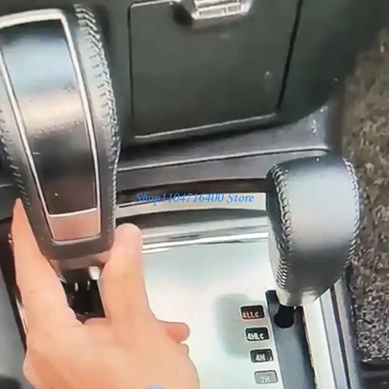 

y1gd ABS Shifts Knob Cover Easy Installation Ergonomic Gear Lever Inner Sleeve for V73