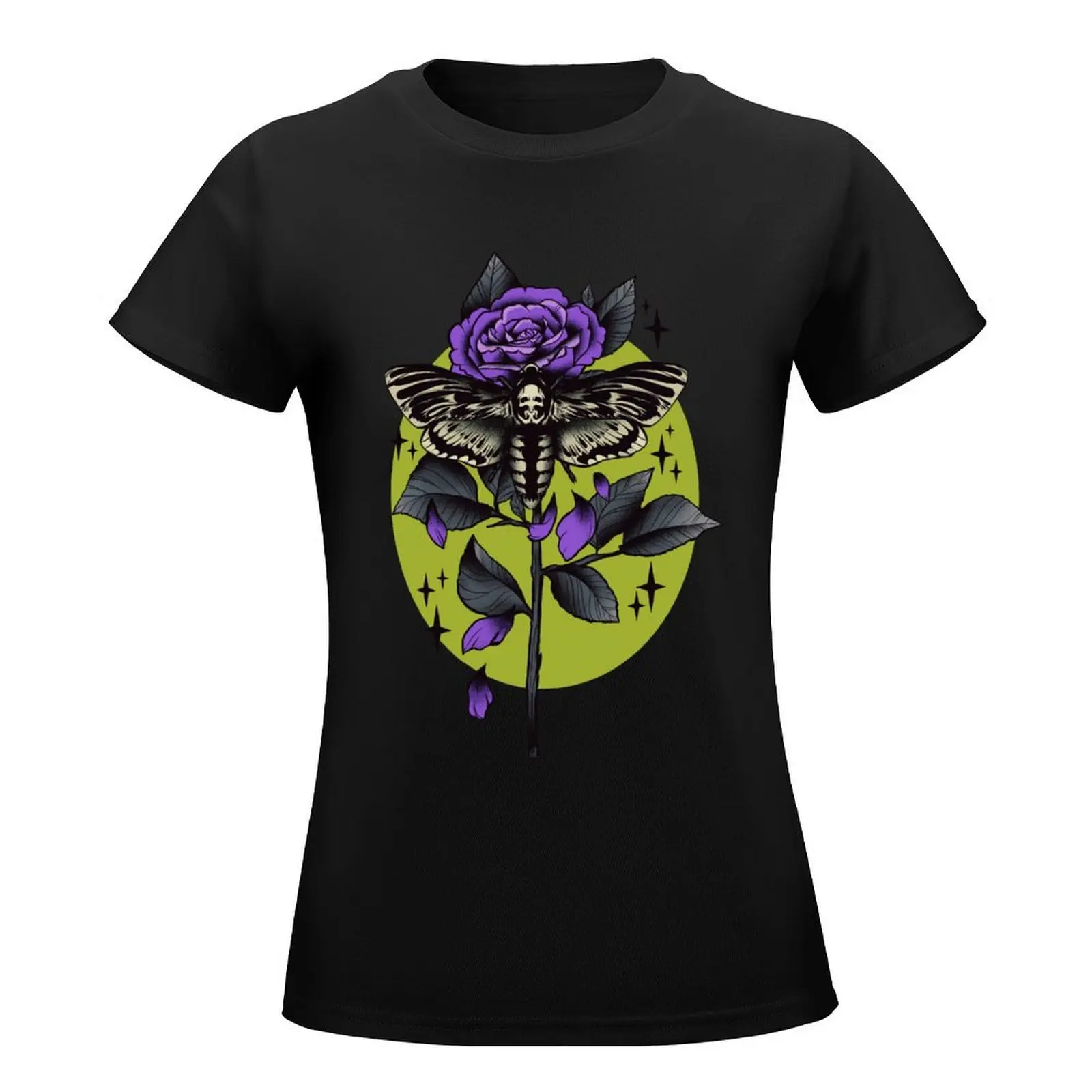 Death Hawk Moth T-Shirt summer clothes Female clothing cute clothes tees clothes for Women