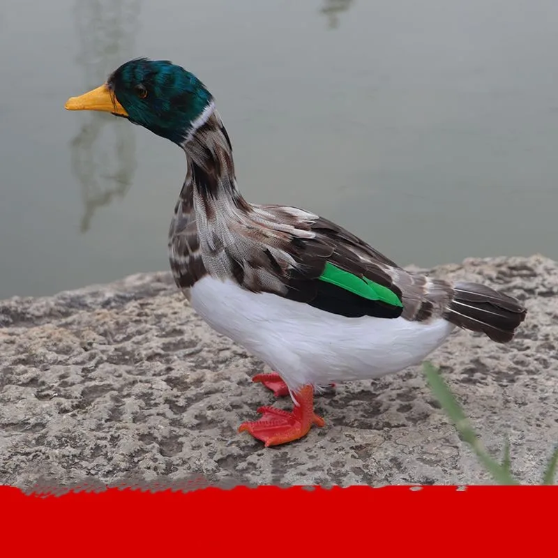 

Simulation animal foam & feather duck about 30x20x35cm man-made model ornaments home decoration gift y770