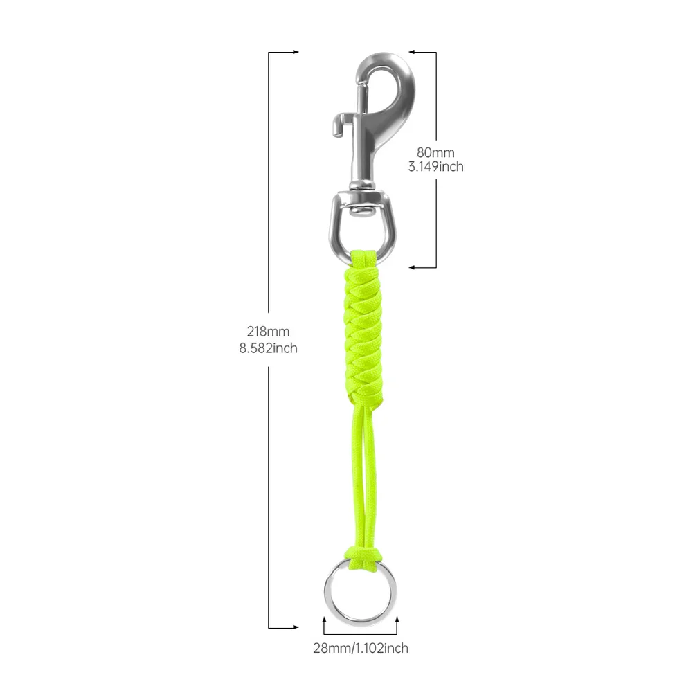 Quick-release Hook Scuba Swivel Hook Scuba Diving Nylon Component 360 Degree Rotation Anti-tangle Swivel For BCD D-rings