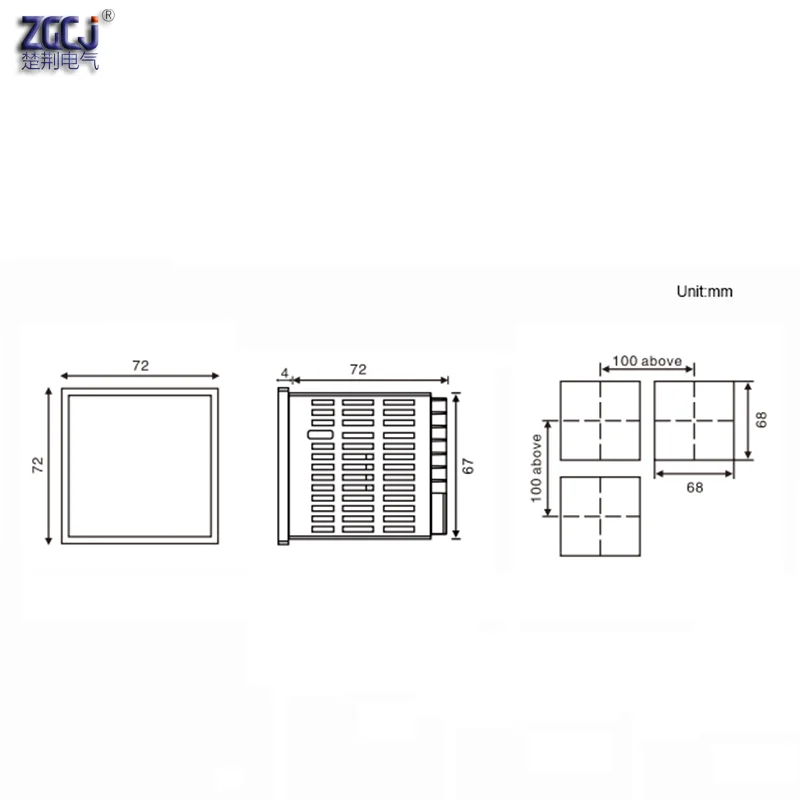 CO2 Controller With Low and High Co2 Control Out 0-5000ppm Gas Detector Carbon Dioxide Monitor With Alarm Relay Output