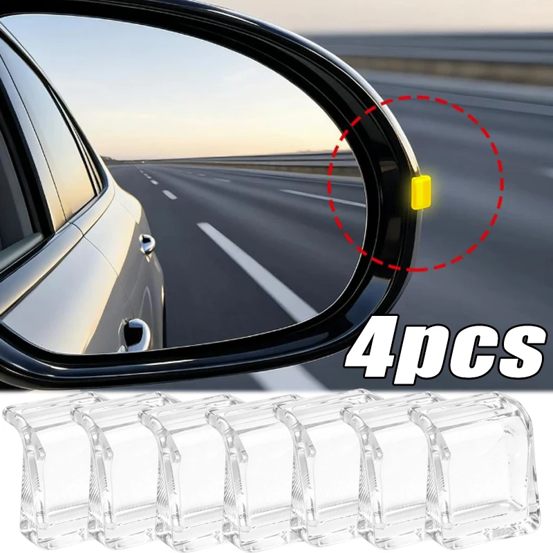Car Rearview Mirror High Transparent PC Plastic Turn Signal Light Conduction Strip Light Guide Block Fits Rear Mirror Shell