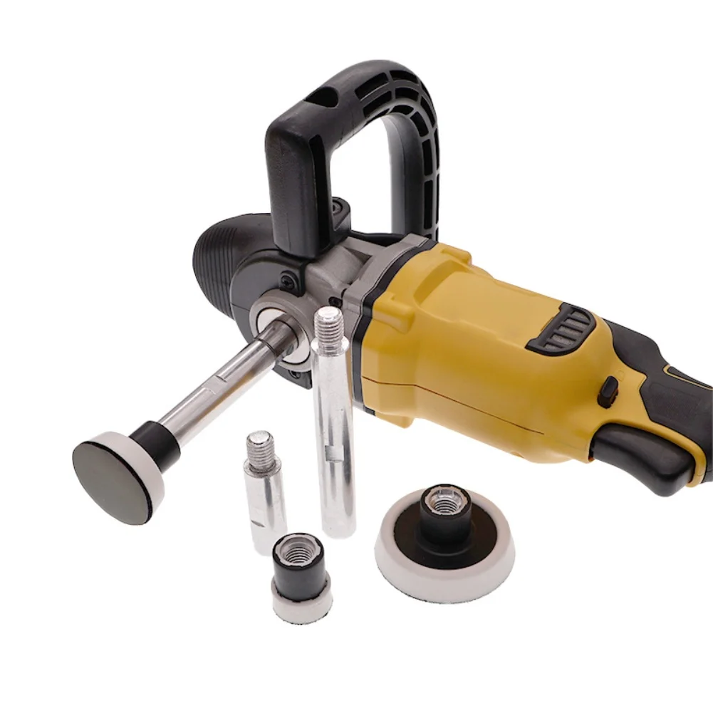 Zware roestvrijstalen haakse slijper asverlengingsset met 3 steunschijven voor 5/8 ''-11 draadslijpmachines en polijstmachines