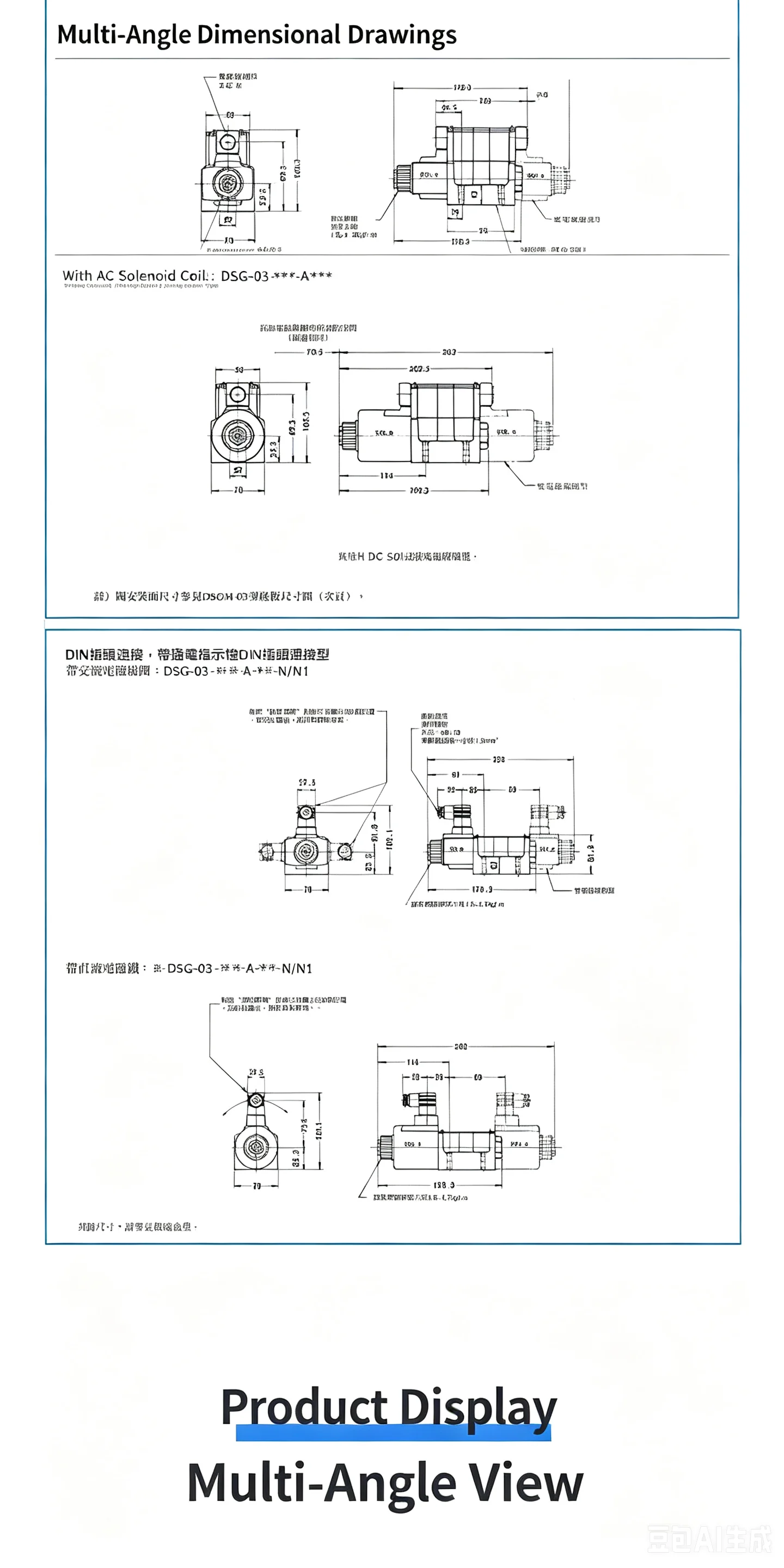 Elettrovalvola DSG-03 Idraulica — dettaglio 2