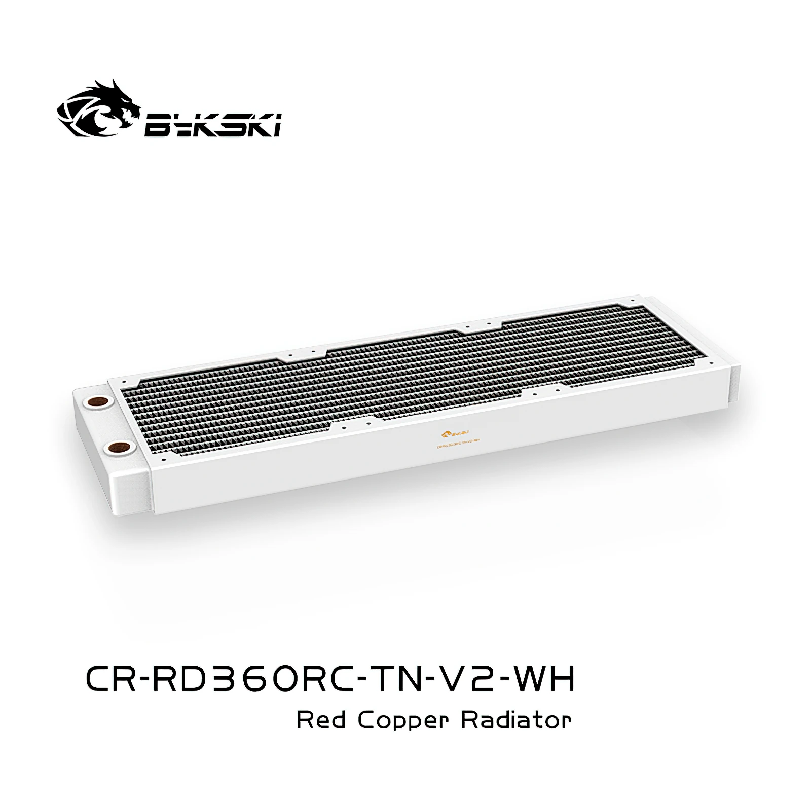 Bykski G1/4 "30MM Tebal Tembaga Penuh Radiator Pendingin PC Penukar Panas Mendukung 12Cm Kipas Penyerap Panas 360Mm CR-RD360RC-Tn-V2