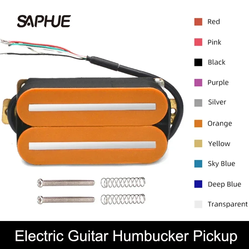 JEHumbucker-Rail chauffant électrique à lame pour touristes, pièces JEParts en céramique à 4 fils avec poteau en acier de 57mm, 514up,