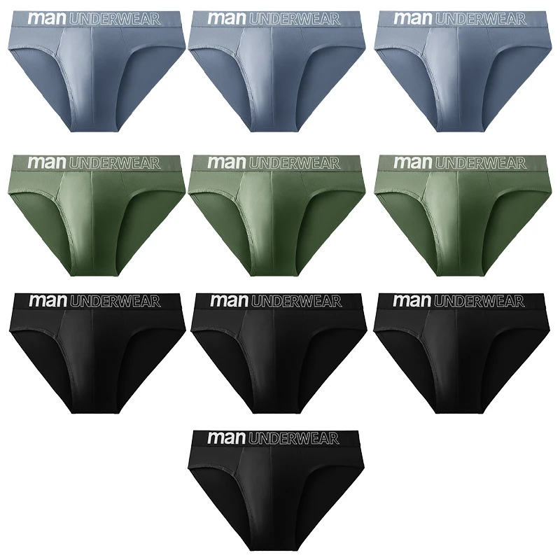 10 Teile/los Herren Slips Unterwäsche Brief Bequeme Höschen Shorts Sexy Boxershorts Geschenke für Mann Unterhosen