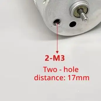 RF-370C-08860A 12V DC Motor, Low Noise Air Pump Motor 2-14V 1665RPM Low Current Small Electric Motor for DIY