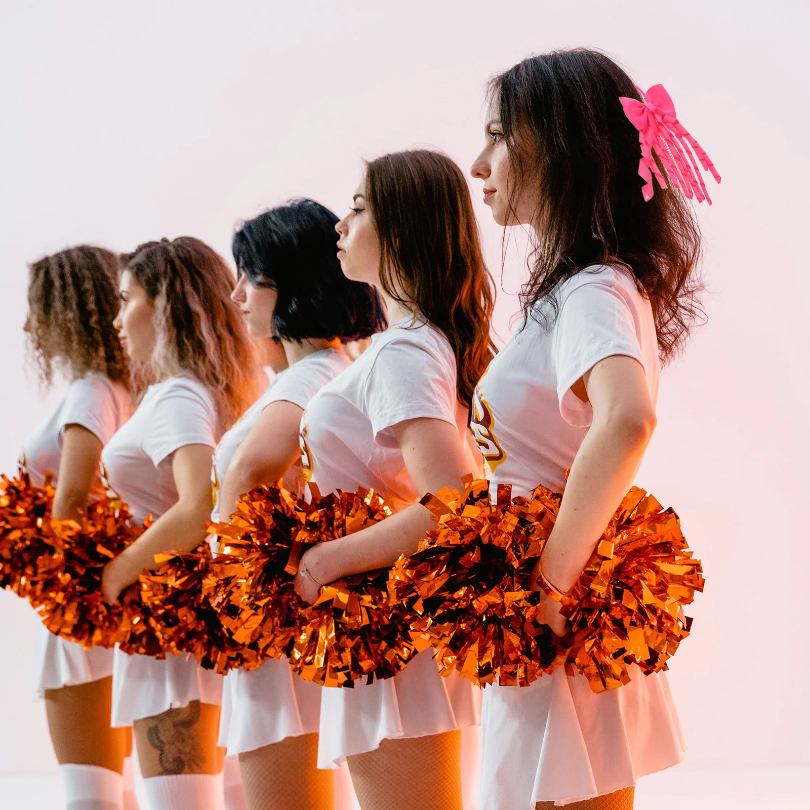 

3pcs Butterfly Hair Accessories Cheerleading Bows For Girls Women Sparkle Hair Ties Scrunchies Ribbon Party Sports Dance Gift