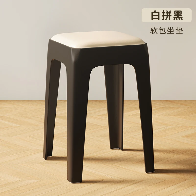 Plastic Portable Folding Stools Small Design Kids Space Saving Shoe Bench Salon Entrance Taburetes Con Ruedas Retro Furniture image 6