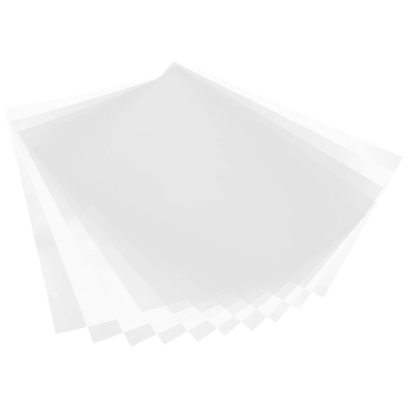 

10 Sheets Transparent Double Sided Adhesive Tape Badge Fixer Replacement Strong Bond High Temperature Resistant Multifunctional