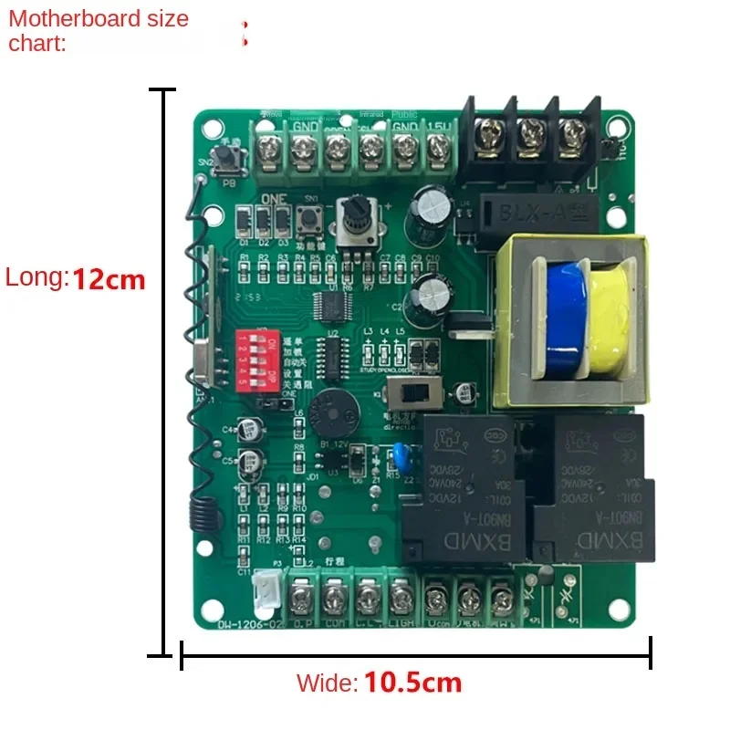 

Universal sliding door motor circuit board electric door opener main board remote control automatic door opener controller