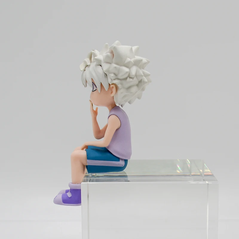 11 cm Hunter x Hunter Killua Zoldyck Anime Figura Noodle Stopper Gon Freecss Action Figure Figurine Cute Cat Face Modello Doll Toys