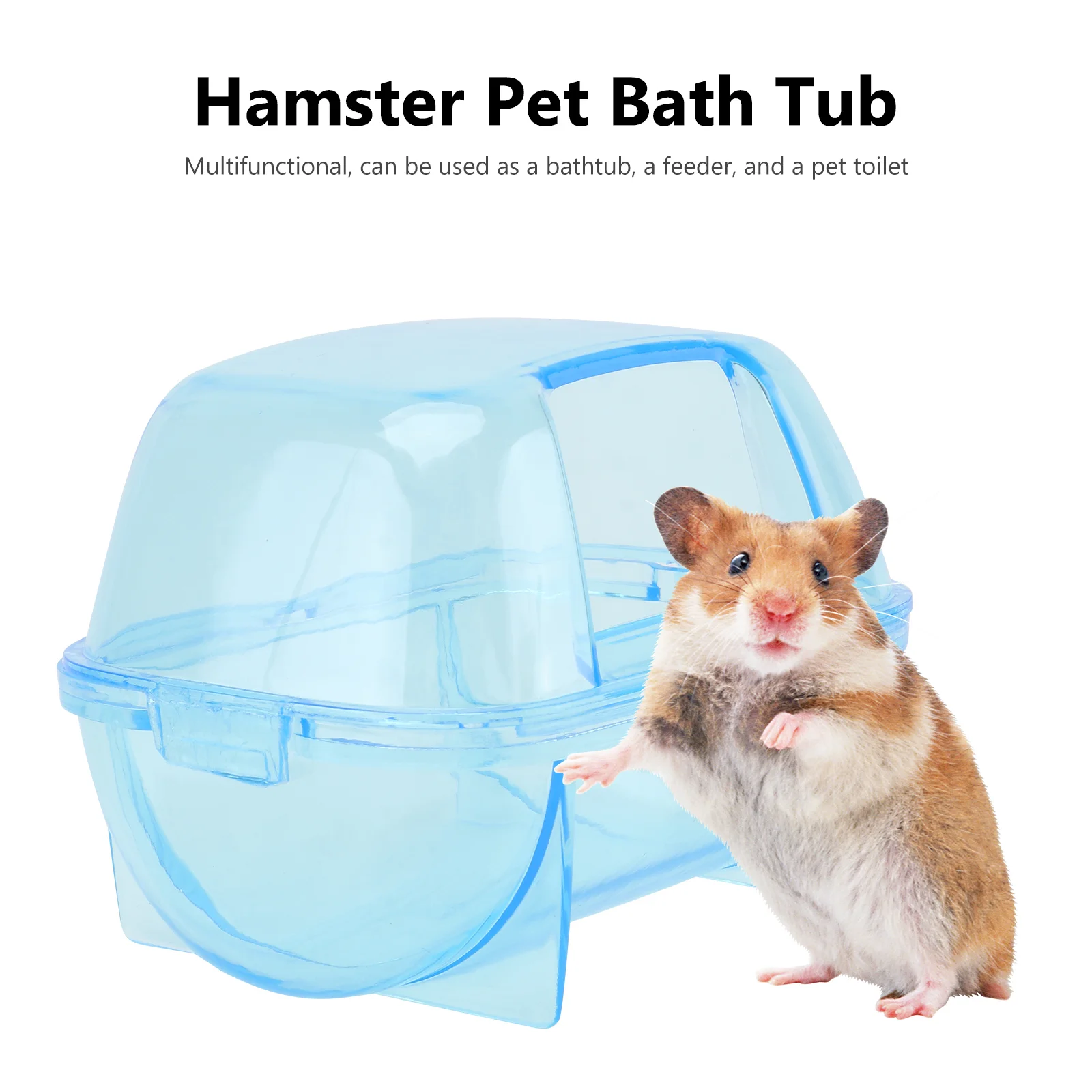 Hamster Bathroom Sturdy Bathing House Tub Creative Basin Plastic Pet Bathtub Beautiful