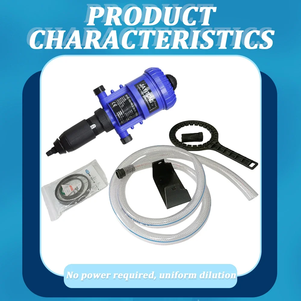 Automatic Dosing Device Irrigation Injector Powered by Water Dosing Pump for Garden Water-Powered Fertilizer Fertilizer Injector