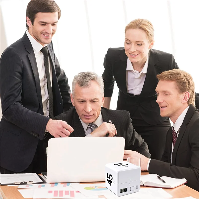 A45U 2X Cube Timer Küche Timer Zeit Management Timer Für Schwerkraft Sensor Flip Für Zeit Management Countdown 25-5-45-15 Minuten