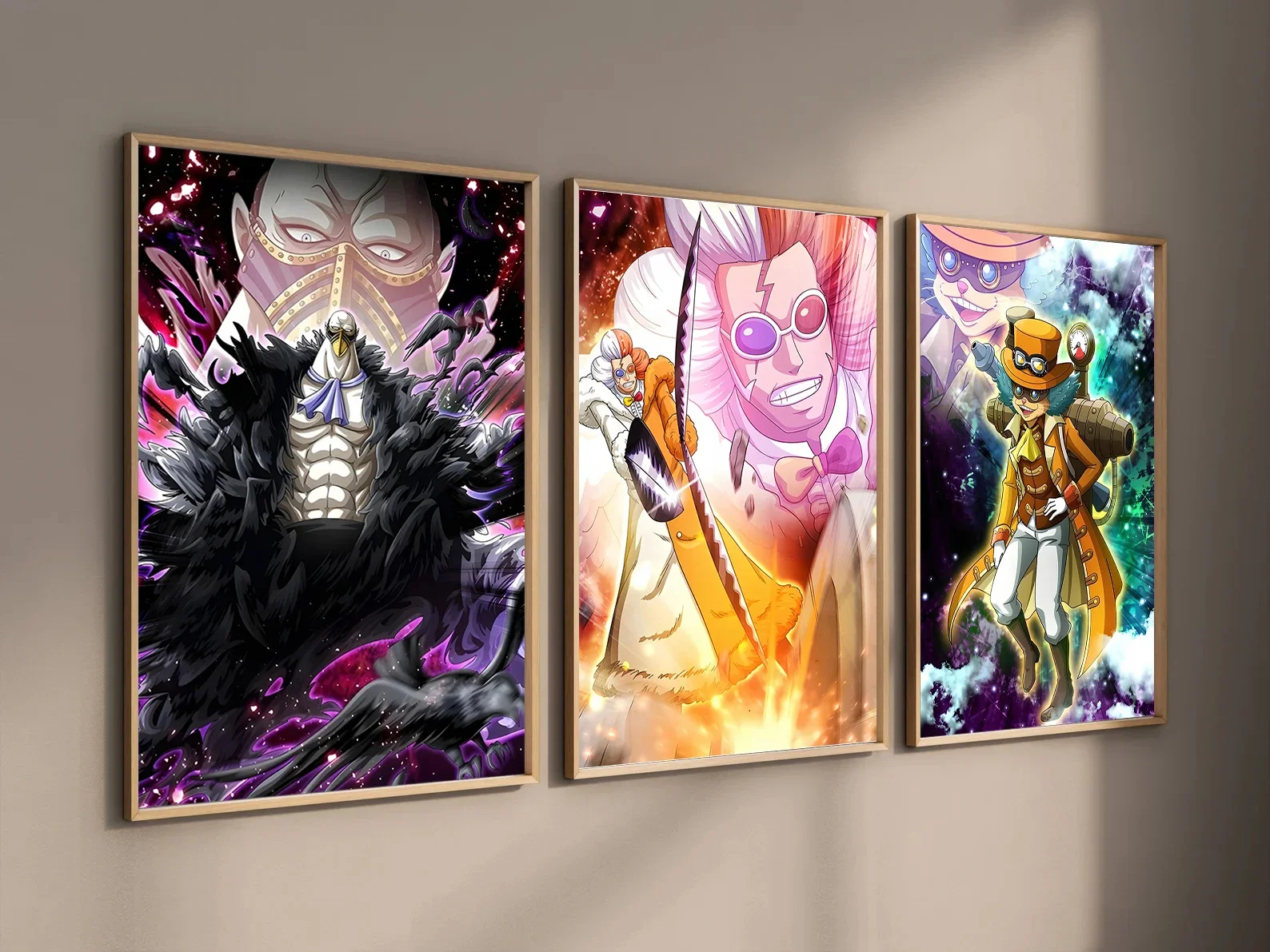 One Piece Sabo Self-adhesive Poster Sticker Anime Wallpaper Dragon Figures HD Home Decoration Painting Ivankov Wall Art Kid Gift