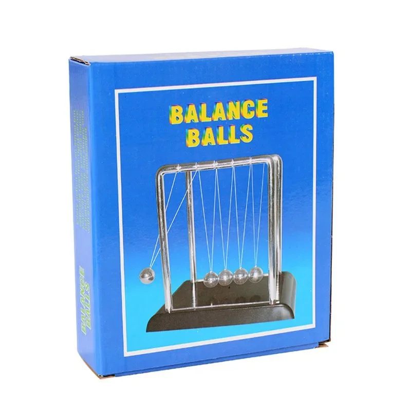 Physical Science Toy Newton Balance Pendulum Ball Collision Energy Conservation Law Ball Office Desktop Decoration Holiday Gift view 6