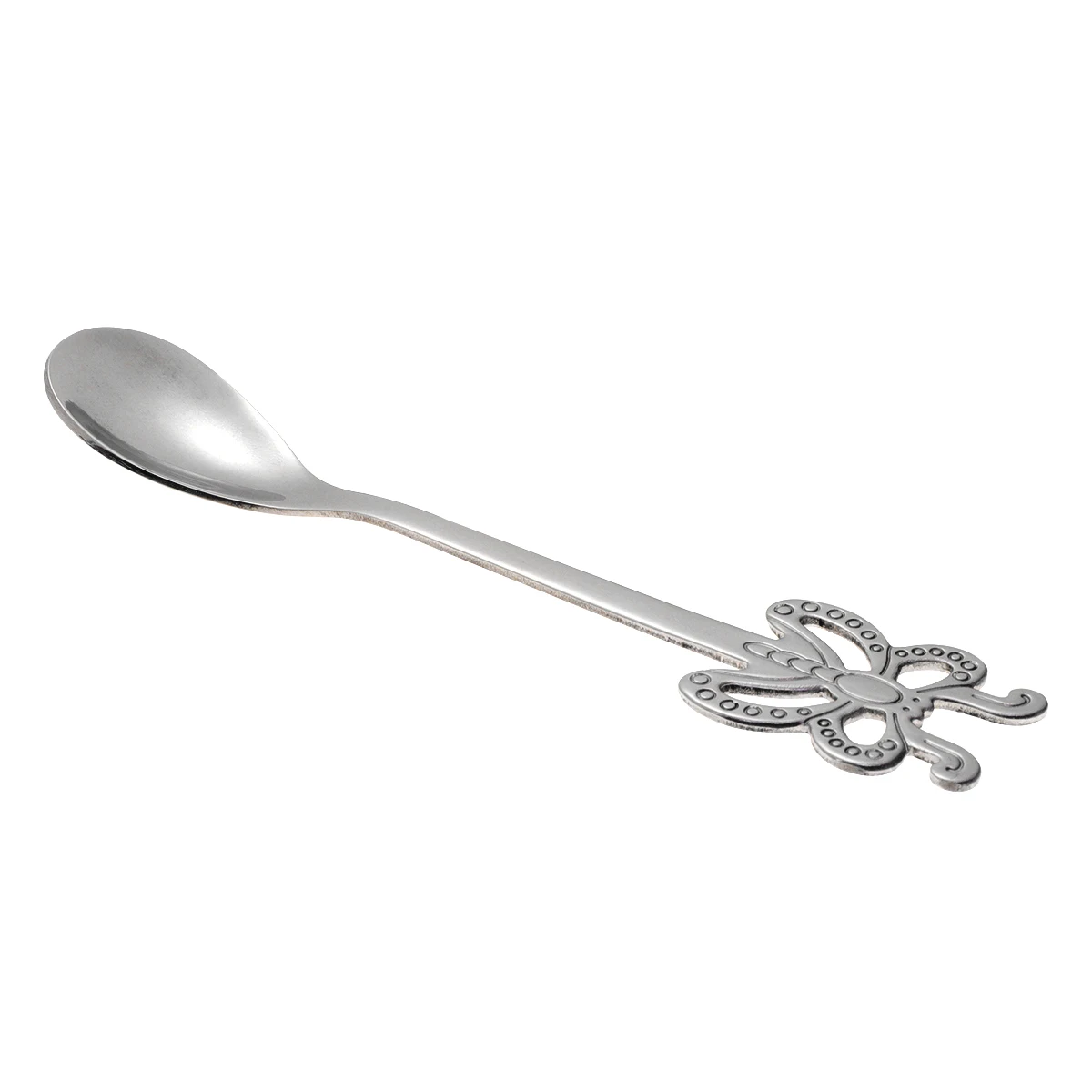 

Butterfly Spoon Home Bar Kitchen Utensils Salad Fork Fruit Creative Stainless Steel Spoons Coffee