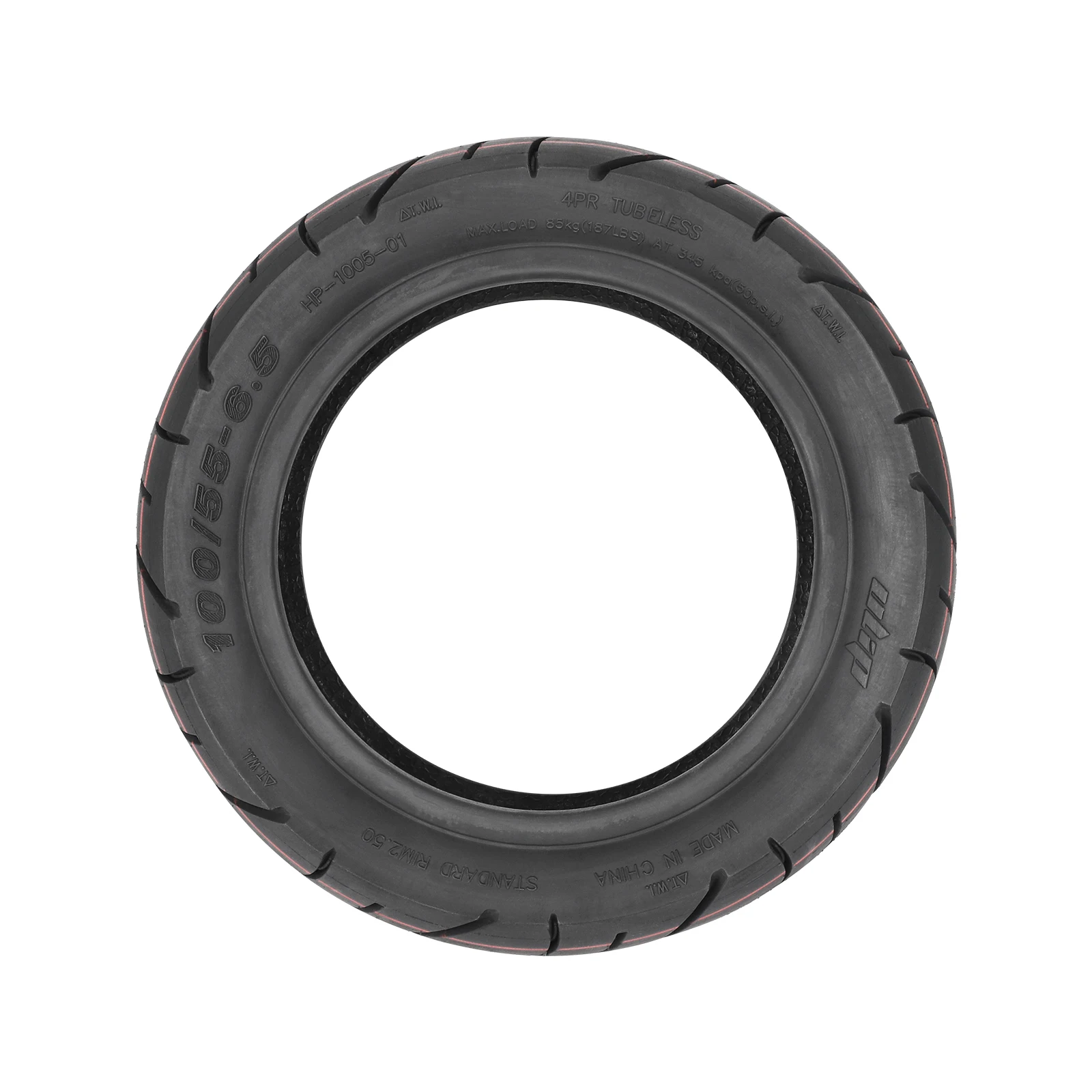 Ulip 100/55-6.5 Self-Healing Tire 10Inch Wider Thicker Explosion-Proof Tubeless Tyre For Electric Scooter Built Self-repair Glue