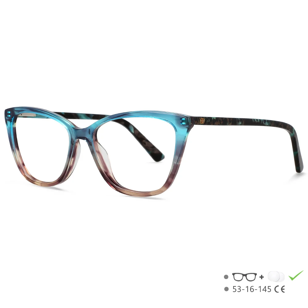 55569 Vintage Acetat Optische Gläser Rahmen Männer Frauen Computer Brille Marke Design Männliche Business Brillen