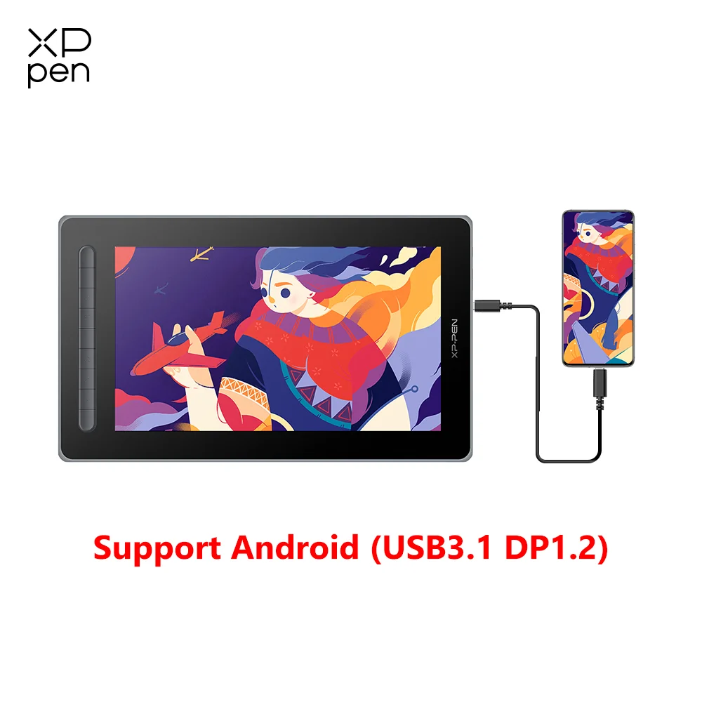 XPPen Artist 13 2nd Gen Graphic Tablet Monitor with 130% sRGB 9