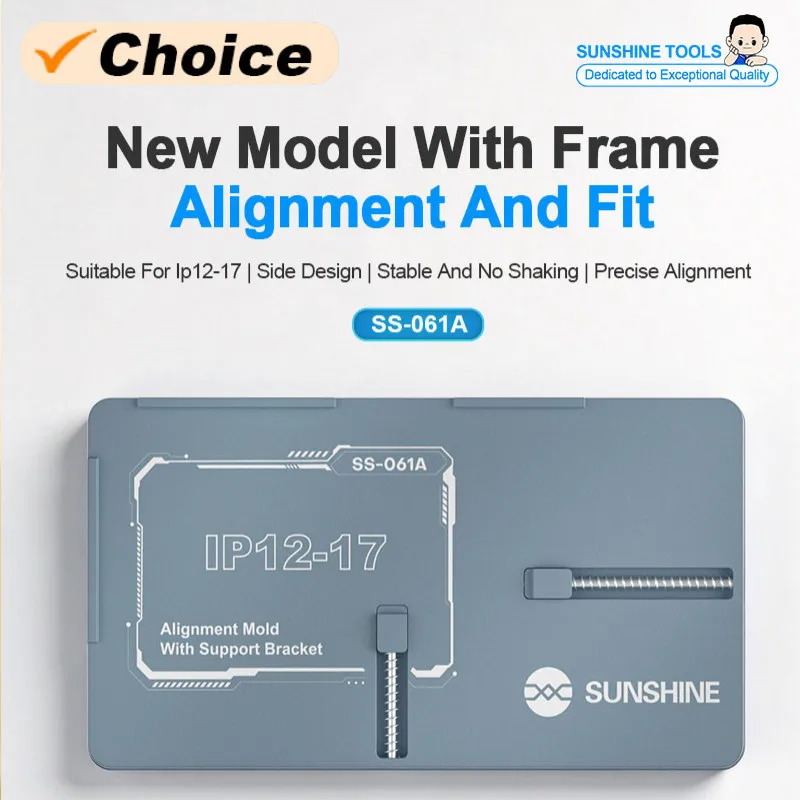 

SUNSHINE SS-061A Интегрированная пресс-форма для выравнивания и склеивания с точным позиционированием для экранов и OCA-пленок серий IP 12-17