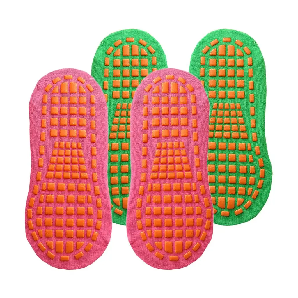 جوارب يوجا مضادة للانزلاق للبالغين مصنوعة من القطن غير قابلة للانزلاق بلون سادة وإكسسوارات اللياقة البدنية على الأرض للنساء #5