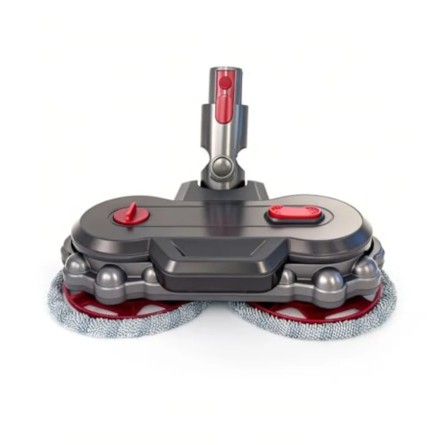 

Mop Attachment Compatible with Dyson V7/V8/V10/V11/V15/Gen5 Vacuum Cleaners, Electric Floor Mop with Removable Water Tank and 6