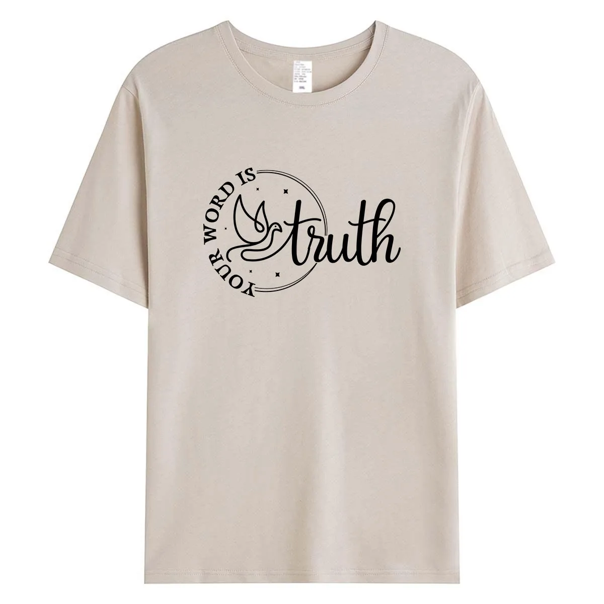 

Women's Tee Summer New Graphic Print Fashion Soft & Breathable Loose Fit Lady Tops Cotton T-shirt Short Sleeve Tshirt Crewneck