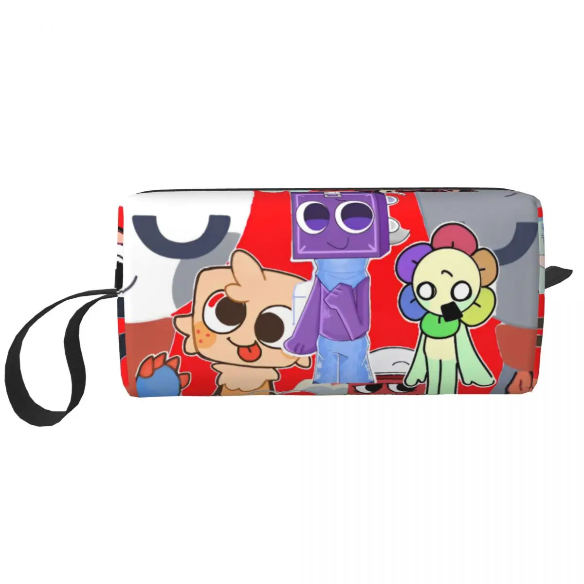 

Sprunki Incredibox Game Makeup Bag Pouch Cosmetic Bag Travel Toiletry Bag Organizer Storage Bag Men Women