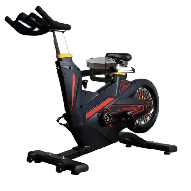 Nuevo diseño gimnasio Fitness ejercicio profesional comercial bicicleta giratoria bicicleta de Control magnético