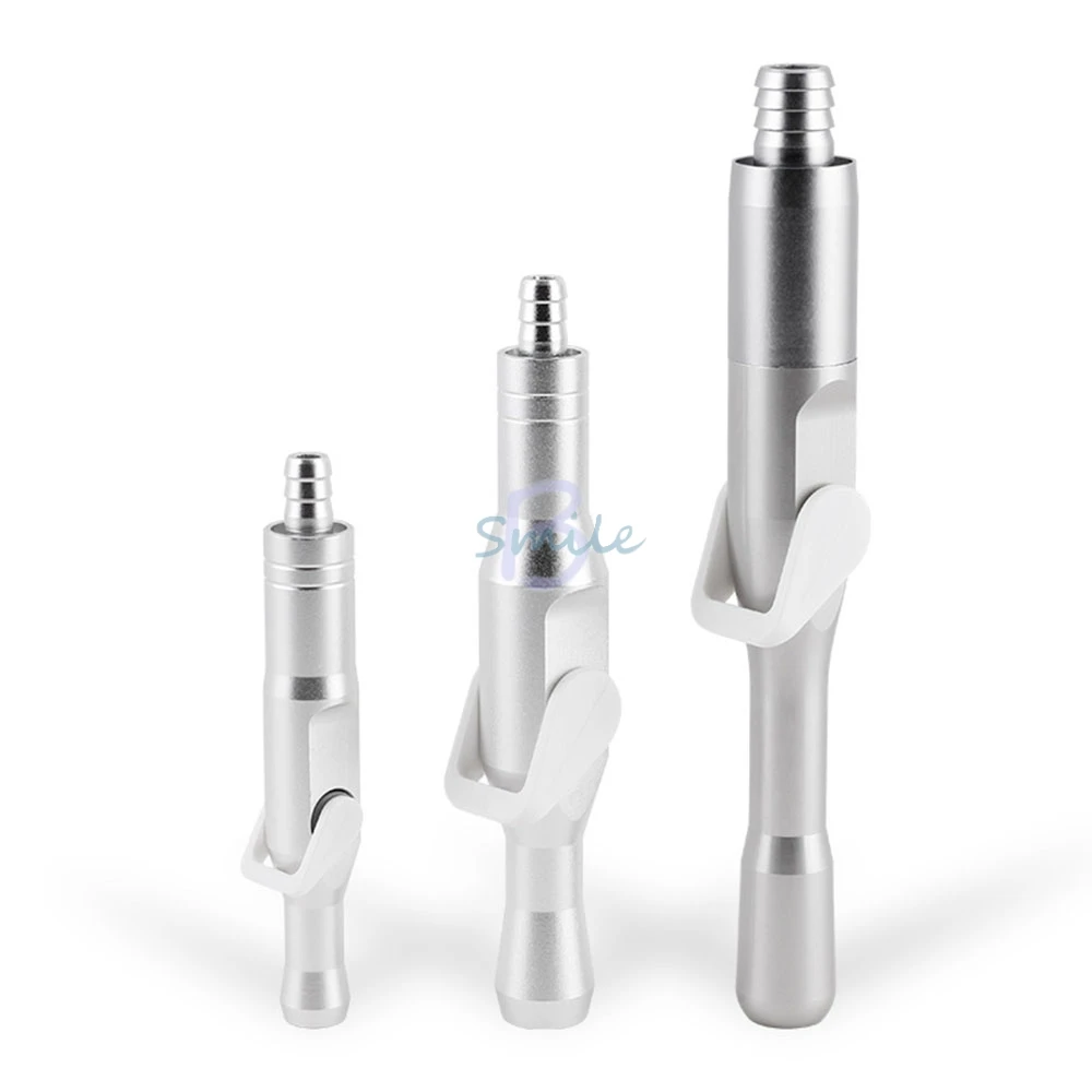 

high quality 3 type Dental Saliva Ejector Suction Valves SE/HVE Tip Adaptor strong/weak suction handle with switch dental tool