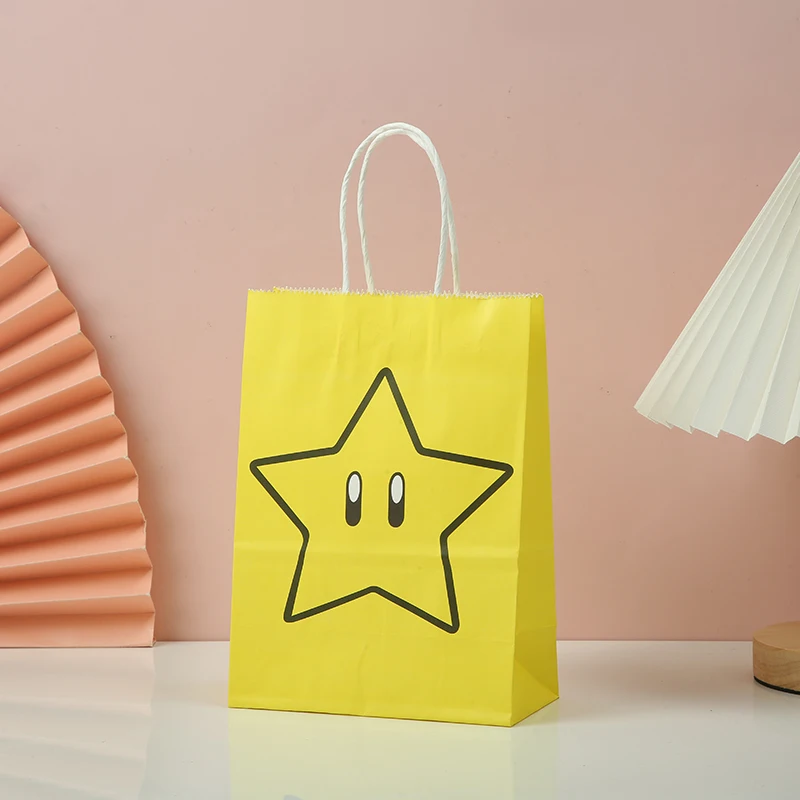 Super Mario Birthday Party Gift Bags Candy Bags Goody Bags Mario Birthday Party Supplies - Image 2