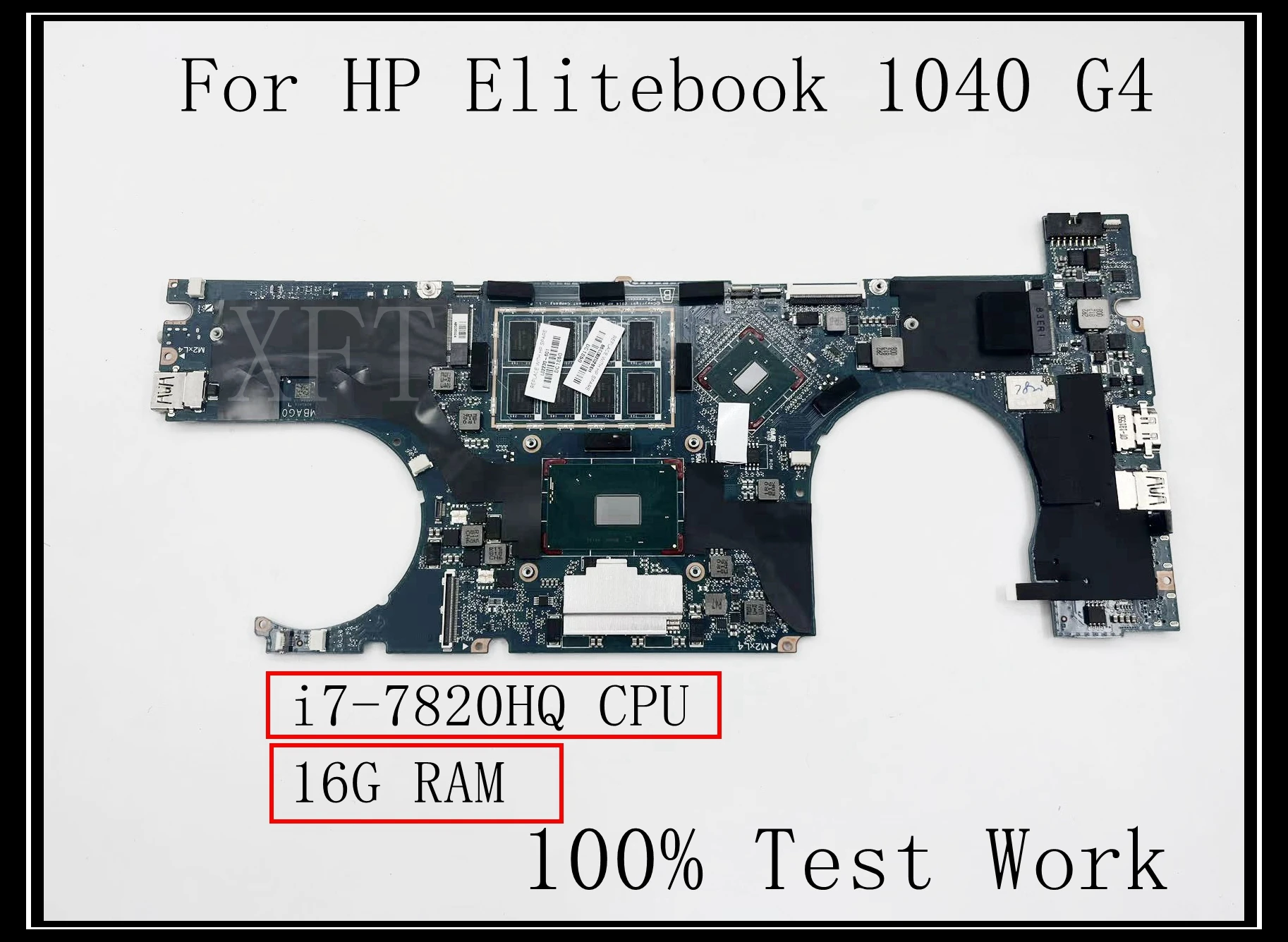 For HP Elitebook 1040 G4 Laptop Motherboard DA0Y0GMBAG0  i7-7820HQ CPU 16G RAM L02230-001 L02230-501 L02230-601 100% Test Work