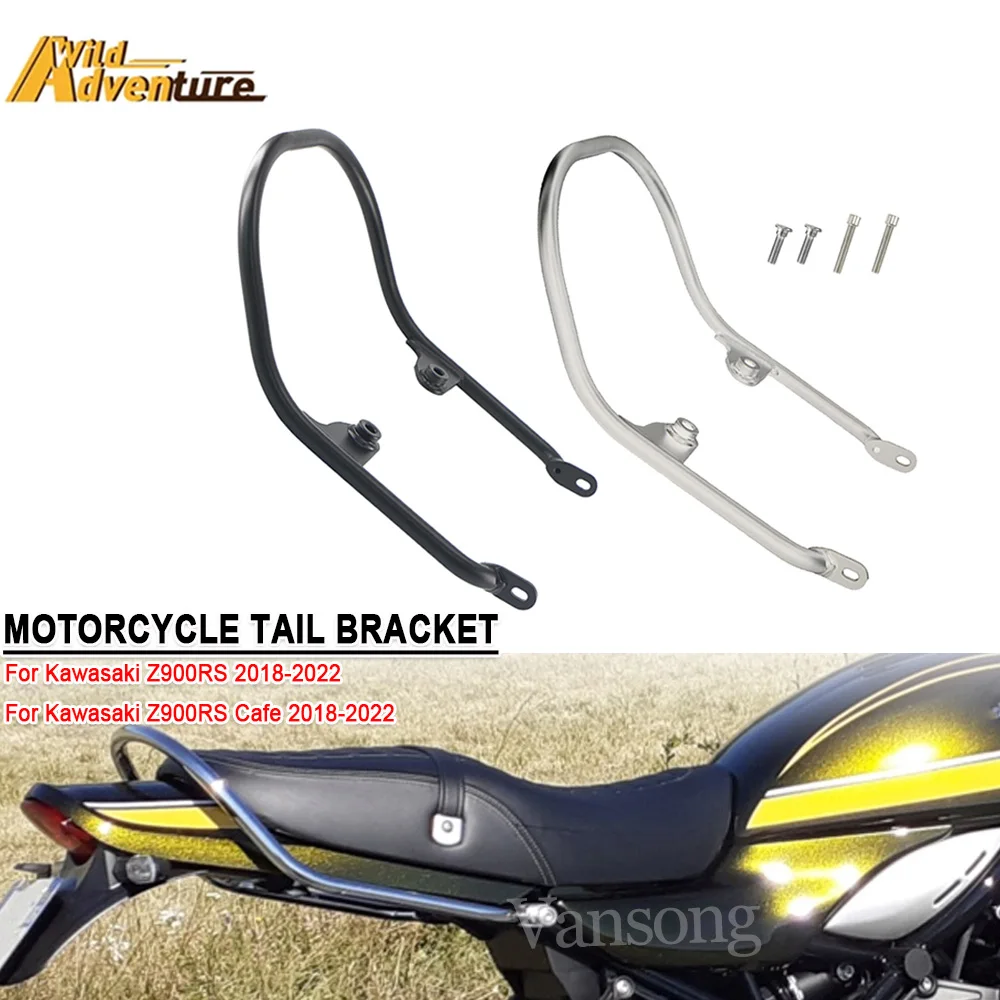

For Kawasaki Z 900 Z900 RS Cafe 2018-22 2023 Motorcycles Rear Bumper Passenger Seat Hand Handle Grab Bar Rail Accessories Z900RS