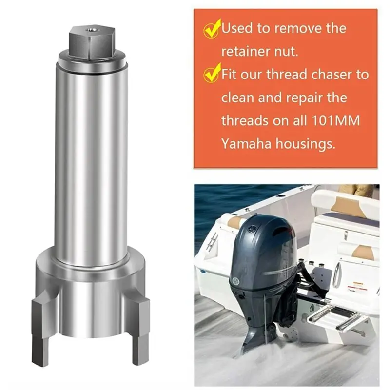 A60E-Thread Chaser/Nut Removal Tool For Yamaha 101MM Gear Housings