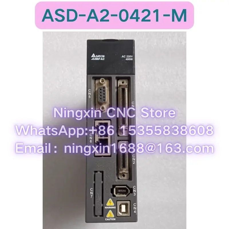 Used ASD-A2-0421-M Servo Drive Functional test OK Fast delivery
