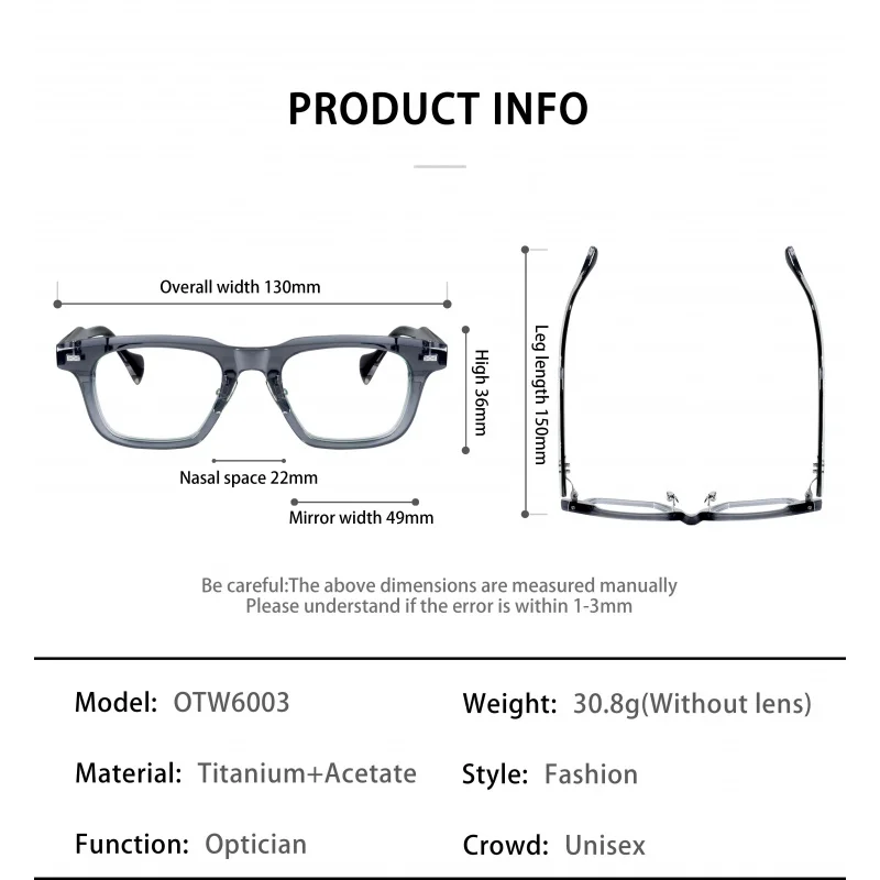 Small Size Retro Vintage Suitable High Quality Fashion Rectangle Optical Glasses Frame OTW6003 Women Ladies Eyeglasses Frame