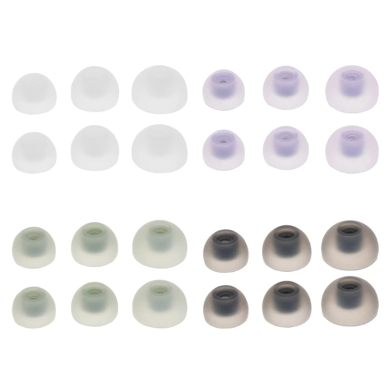 6Pcs In-Ear Earcaps For Galaxy Buds2 Earphone Silicone Covers Replacement SM-R177 Earbud Eartips Earplug Ear Pads